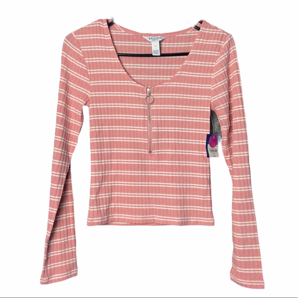 Arizona Long Sleeve Scoop Neck Top, size S